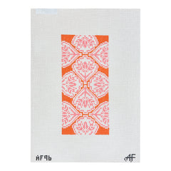 Stitch Style Anne Fisher Designs Orange Medallion Eye Glass Case Needlepoint Canvas
