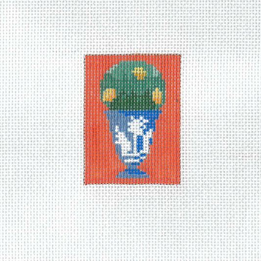 Anne Fisher Designs Mini Wedgewood Urn Needlepoint Canvas