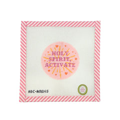 Atlantic Blue Canvas Anna McKenzie Studio Holy Spirit Activate Needlepoint Canvas