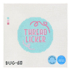 Atlantic Blue Canvas Cece & The Bug Thread Licker Needlepoint Canvas