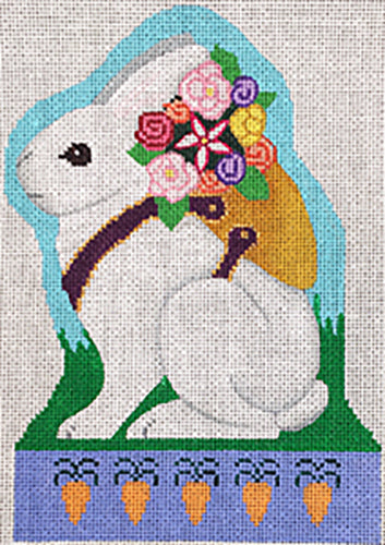 Brenda Stofft Designs Rabbit Pull Toy Needlepoint Canvas