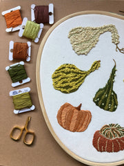 M Creative J Gourds Peel Stick & Stitch Embroidery Patterns
