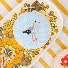 Cotton Clara Seagull Cross Stitch Kit