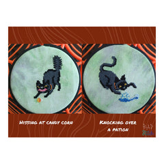 BAD Stitch Inappropriate Cats Cross Stitch Pattern