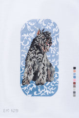 Barbara Russell Designs Bouvier des Flandres Eyeglass Case Needlepoint Canvas