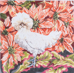 Barbara Russell Designs Polish Crested Fowl Needlepoint Canvas