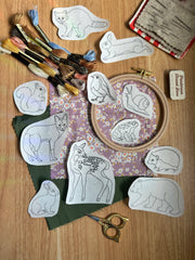 M Creative J Forest Critters Embroidery Patterns Stick and Stitch Animal Designs