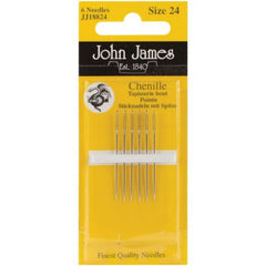 John James Needles Chenille Size 24 - Package of 6