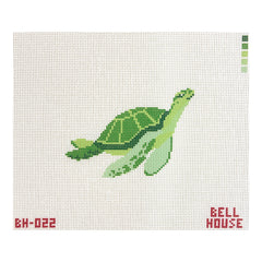 Bell House Designs Sea Turtle Needlepoint Canvas