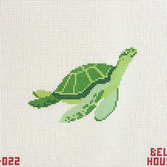 Bell House Designs Sea Turtle Needlepoint Canvas