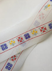 The Stitchery Edelweiss and Hearts Belt Needlepoint Canvas