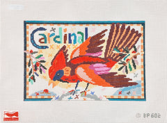 Birds of a Feather Bud Peen Cardinal Needlepoint Canvas