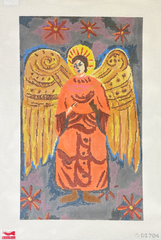 Birds of a Feather Donna Ingemanson Herald Angel Needlepoint Canvas