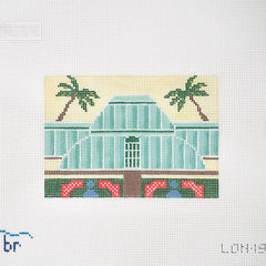Blue Ridge Stitchery Kew Gardens Palm House Needlepoint Canvas