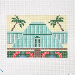 Blue Ridge Stitchery Kew Gardens Palm House Needlepoint Canvas