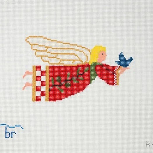 Blue Ridge Stitchery Peace Angel Needlepoint Canvas