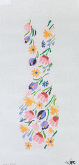 Blueberry Point Bunny Tulips and Jonquils Needlepoint Canvas