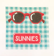Blueberry Point Sunnies Eye Glasses Case Needlepoint Canvas