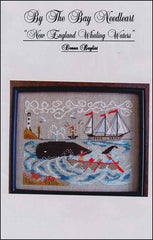 By The Bay Needleart New England Whaling Waters Cross Stitch Pattern