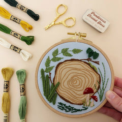 M Creative J 3D Woodland Advanced Hand Embroidery DIY Craft Kit
