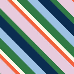 Project Ten Large Zip Project Bag – Rugby Stripe