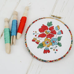 Stitchkits Crafts Mini Floral Cross Stitch Kit