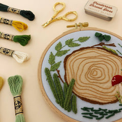 M Creative J 3D Woodland Advanced Hand Embroidery DIY Craft Kit