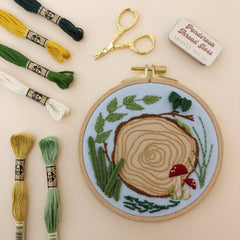 M Creative J 3D Woodland Advanced Hand Embroidery DIY Craft Kit