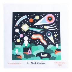 Canevas Fatal Carole Barraud La Nuit étoilée Needlepoint Canvas