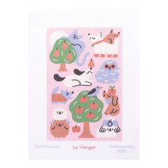 Canevas Fatal Odile Ferraille Le Verger Needlepoint Canvas