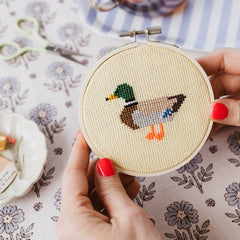 Cotton Clara Duck Cross Stitch Kit