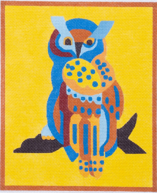 Changing Woman Designs Owl Needlepoint Canvas