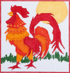 Changing Woman Designs Rooster Needlepoint Canvas