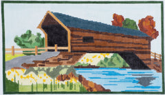 Changing Woman Sloan Covered Bridge Needlepoint Canvas