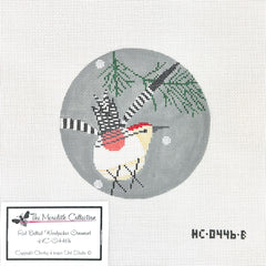 Charley Harper Red Bellied Woodpecker Needlepoint Canvas