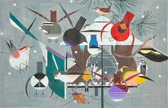 Charley Harper Winter Needlepoint Canvas