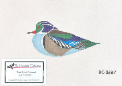 Charley Harper Wood Duck Ornament Needlepoint Canvas