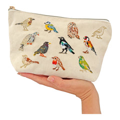 Chasing Threads Stitch Your Birds Zip Pouch Embroidery Kit