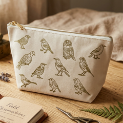 Chasing Threads Stitch Your Birds Zip Pouch Embroidery Kit