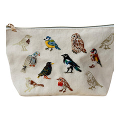 Chasing Threads Stitch Your Birds Zip Pouch Embroidery Kit