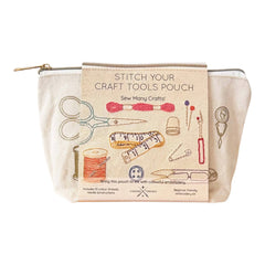 Chasing Threads Stitch Your Craft Tools Zip Pouch Embroidery Kit
