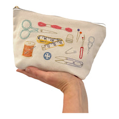 Chasing Threads Stitch Your Craft Tools Zip Pouch Embroidery Kit