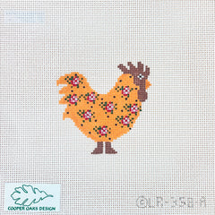 Cooper Oaks Design Linda Ragno Gold Rooster Needlepoint Canvas