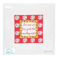 Cooper Oaks Design Linda Ragno In Case of Fire Needlepoint Canvas