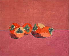 Cooper Oaks Design Susan Verble Gantner Persimmons Needlepoint Canvas