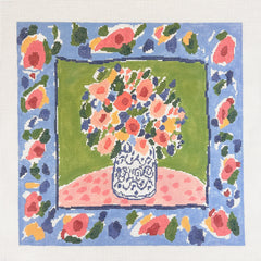 Cooper Oaks Design Susan Verble Gantner Vase For Phoebe Needlepoint Canvas