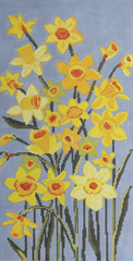 Cooper Oaks Design Kaley Alie Daffodils for Sue Needlepoint Canvas