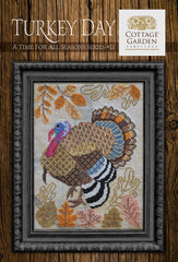 Cottage Garden Samplings A Time for All Seasons #11 Turkey Day Cross Stitch Pattern