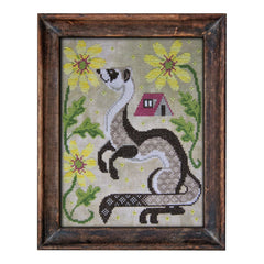 Cottage Garden Samplings A Year in the Woods #5 The Ferret Cross Stitch Pattern