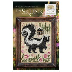 Cottage Garden Samplings A Year in the Woods Series II The Skunk Cross Stitch Pattern